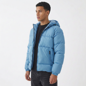 Veste matelassée réversible à capuche pour homme, design personnalisé, imperméable, écologique, manteau d'hiver chaud et isolé, décontracté pour l'extérieur - Product Image 2
