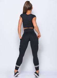 Conjunto de Yoga personalizado con logotipo de último diseño para mujer, ropa de gimnasio de cintura alta sin costuras, conjunto de Yoga, conjunto de ropa de gimnasio para entrenamiento - Product Image 2