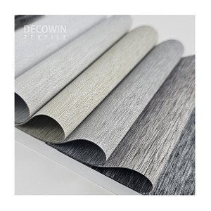 UNI GUARD Premium DECOWIN Blackout Zebra Combi Blinds Dual Layer Roller Shade Anti-bacterial Polyester for French Windows - Product Image 2