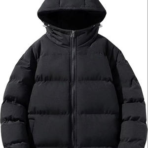 Veste matelassée pour homme sur mesure, veste d'hiver chaude, coupe-vent, à capuche, veste d'extérieur de haute qualité pour homme - Product Image 1