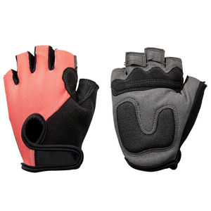Gants de cyclisme d'hiver fins à demi-doigts, légers, antidérapants, respirants, fermeture auto-agrippante, unisexe, qualité supérieure - Product Image 1