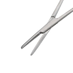 เครื่องมือผ่าตัดสแตนเลสแบบใช้มือ คีมหนีบหลอดเลือดแบบมอสกีโต้ ขนาด 12.5 ซม. คีมหนีบหลอดเลือดแดง 5 ร่อง แบบใช้มือ ผลิตตามสั่ง - Product Image 2
