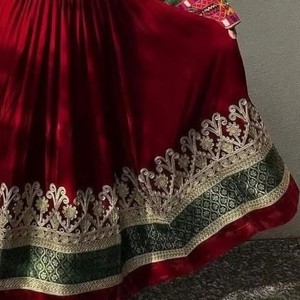 Vestido Tribal Étnico Vintage Kuchi, Transpirable, Hecho en Pakistán, para Fiestas, Estilo Pathani Tradicional, Multicolor - Product Image 6