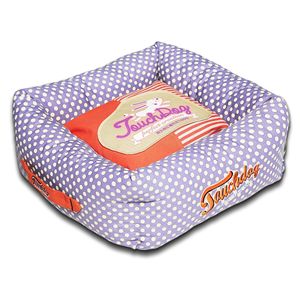 Cuccia per Cani alla Moda con Motivo a Pois e Righe, Facile da Lavare, Comoda e Pratica - Product Image 1