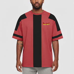 เสื้อเชิ้ตผู้ชายคอกลมทรงหลวมปี 2026 ผ้าฝ้าย 100% 180GSM เป็นมิตรกับสิ่งแวดล้อม ระบายอากาศได้ดี แห้งเร็ว ไม่ยับ 2 สี ปักโลโก้ตามสั่ง - Product Image 1