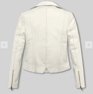 เสื้อแจ็คเก็ตหนังผู้หญิงรุ่น 2026 แฟชั่นใหม่ เสื้อแจ็คเก็ตหนังผู้ชายผู้หญิง กันลม สีน้ำตาล สไตล์สั่งทำพิเศษ - Product Image 2