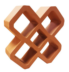 Tuiles en terre cuite de haute qualité en argile frittée, couleur abricot, briques creuses ignifuges, livraison rapide EXW, briques de construction, prix compétitif - Product Image 6