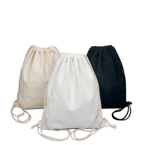 Eco-Friendly Black Cotton Linen Canvas Dust <b>Bag</b> Custom Logo <b>Drawstring</b> with Letter Pattern Durable Eco Packaging Shopping <b>Bag</b> - Product Image 6