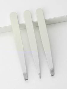 Nouvelles Pinces à Épiler Tendance en Promotion pour Isolation des Cils, à Pointe Courbe en Acier Inoxydable, Personnalisables avec Pointe en Fibre pour Extensions de Cils - Product Image 3