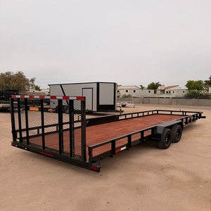 Remolque Utilitario de Plataforma Plana de Excelente Calidad Comercial a Precio de Mayoreo, Equipo de Transporte de Carga Pesada de Grado Profesional - Product Image 1