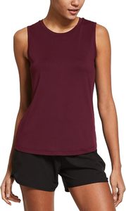 Women's Fitness Tank <b>Top</b> Knitted 100% Cotton Breathable Eco-Friendly Front Logo Casual Athletic Wear - Product Image 1