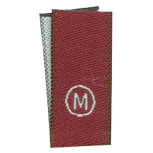 Etiquetas de cuello personalizadas para camisetas, etiquetas de talla de damasco, etiquetas tejidas de corte recto para coser en la ropa - Product Image 6