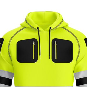 Vêtements de sécurité à haute visibilité, sweat-shirt réfléchissant, vêtements de travail de sécurité pour les travailleurs du bâtiment, du transport routier, de l'industrie et du travail en extérieur, logo personnalisé - Product Image 3