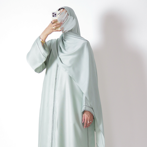 Ropa Musulmana de Primera Calidad, Nueva, para Mujer, Precio Económico, Secado Rápido, Transpirable, al por Mayor, Estilo Islámico, Manga Larga, Modesta, de Poliéster - Product Image 1