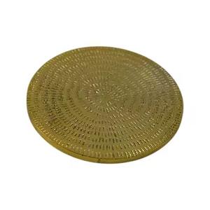 Ensemble de sous-verres élégants en métal - Écologiques et durables, couleur personnalisable, protection décorative de table pour les intérieurs modernes - Product Image 2