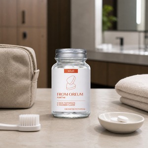 [FROM OREUM] Comprimés de soin buccal à la mandarine de Jeju, 60 comprimés, dentifrice solide pour usage quotidien à domicile - Product Image 4
