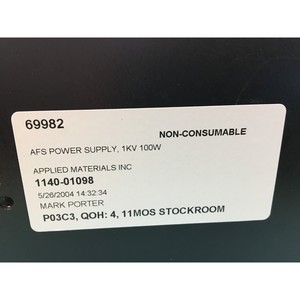 Kaiser Systems KSI S1-1-1000 AFS Power Supply - อุปกรณ์และอะไหล่เซมิคอนดักเตอร์ระดับโลกที่เชื่อถือได้ - Product Image 4
