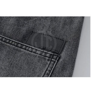 Pantalones Vaqueros Casuales para Hombre, Corte Recto, Cintura Media, Ecológicos, Transpirables, 100% Algodón, Ligeros, MOQ Bajo - Product Image 6