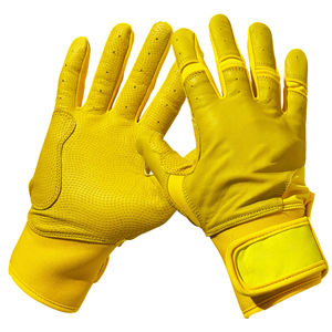 Gants de frappe de baseball personnalisés avec logo, couleur et taille sur mesure, gants de frappe de baseball unisexes respirants en cuir pour le baseball et le softball - Product Image 5