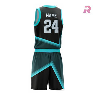 Ventes en gros de maillots de basket-ball respirants de haute qualité, sublimés, grande taille, personnalisés, 100% polyester, toutes les équipes - Product Image 3