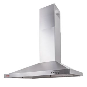 Cappa aspirante a parete a camino per forno da cucina in acciaio inossidabile con ventola di scarico a 3 velocità e filtro permanente 2 - Product Image 1