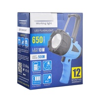 LED linterna 500M 10W LED 650LM 4400MAH MICRO USB