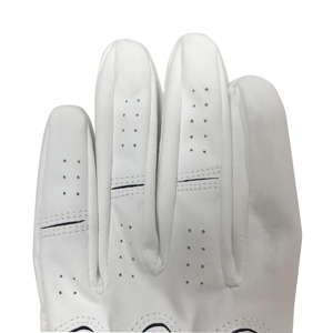 Gant de course en cuir blanc à doigts entiers avec fermeture auto-agrippante pour activités de plein air, antidérapant, universel, pour homme - Product Image 2