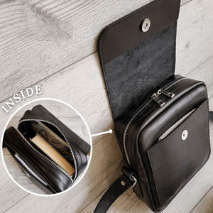 Sacs bandoulière en cuir pour hommes à prix abordable, sacs bandoulière en cuir personnalisables selon votre design, sacs bandoulière en cuir 2026 en vente - Product Image 6