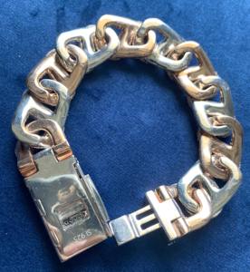 กำไลข้อมือเงินแท้ 925 ประดับเพชรโมอิสซาไนต์ทรงกลมและทรงบาแกตต์ ดีไซน์หรูหราแบบสองสี - Product Image 2