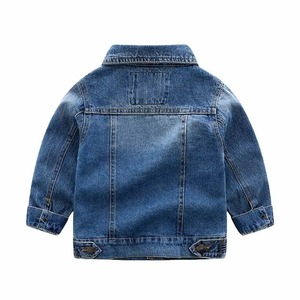 Boy Kids Winter Denim Jacket Breathable <b>Wool</b> Liner Stylish Relaxed Fit Comfortable Everyday Outerwear <b>100</b>% Polyester Filling - Product Image 3