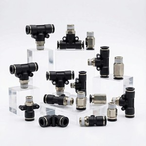 Kit de Conexión de Manguera con Cierre de Empuje Tipo Recto Hembra para Equipos Industriales - Product Image 2