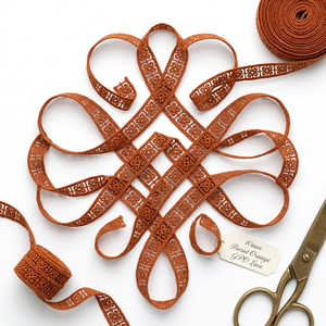 For Brown 10mm Floral Guipure Lace Trim Fancy Luxury Eco-Friendly Customizable 20 Meter Packing <b>Scrapbooking</b> Stationery Decor - Product Image 5