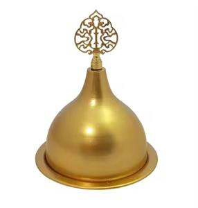 Multipurpose Metal Dates Bowl with Lid Premium <b>Snack</b> Storage <b>Container</b> for Nuts and Dates Ramadan Iftar Party Table Use - Product Image 4