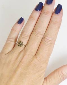 Moissanite 3CT Yellow Champagne Round Cut <b>Solitaire</b> <b>Ring</b> Authentic 925 <b>Silver</b> Fine Jewelry Romantic Style For Engagement - Product Image 4