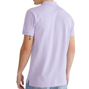 เสื้อโปโลกอล์ฟผู้ชายคุณภาพสูง Five B สำหรับโรงงาน OEM ราคาขายส่ง ดีไซน์สวยงาม พิมพ์ลายผ้าผสมสี ป้องกันรอยยับ OEM - Product Image 2
