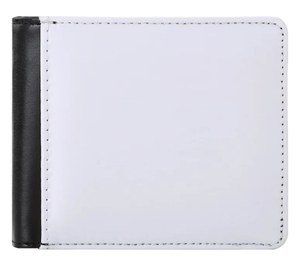 Cartera Corta Casual de Cuero PU para Hombre con Cierre Abierto, Múltiples Ranuras para Identificación y Tarjetas de Crédito, Forro de Poliéster - Product Image 1