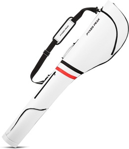 Sac de golf de voyage léger avec design personnalisé pour un usage unisexe le dimanche, style sacoche pour clubs, fermeture éclair étanche, antivol, USB - Product Image 6