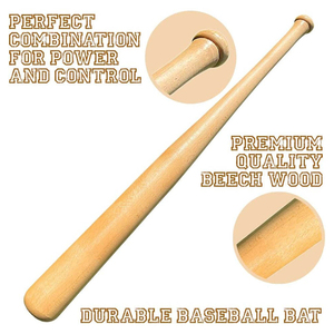 Bate de Béisbol de Madera Ecológico de Alta Calidad al por Mayor, con Logotipo Personalizado para Exteriores - Product Image 5