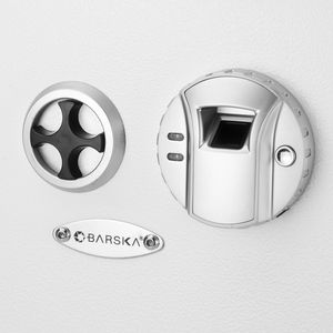 Coffre-fort mural biométrique blanc avec contrôle d'accès - Product Image 6