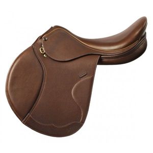 Selle d'équitation anglaise professionnelle confortable en cuir pour l'équitation en plein air et l'usage quotidien - Product Image 1