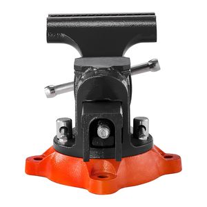 Étau d'établi robuste multifonctionnel avec base pivotante à 360 degrés, largeur de mâchoire de 5 pouces, ouverture maximale de mâchoire de 5 pouces et profondeur de gorge de 2,8 pouces - Product Image 5
