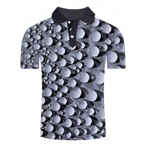 Sales Promotion Custom logo Solid Color Plain Blank Pique Polyester Embroidery Washed t Shirt Cotton T-shirts Men's Polo Shirts - Product Image 5
