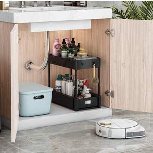2 Ensembles d'Organiseurs de Tiroirs pour Cuisine et Salle de Bain, Solution de Rangement et d'Organisation Sous Évier - Product Image 5