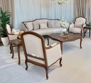 French Style Curved Modern <b>Sofa</b> Set <b>Living</b> <b>Room</b> <b>Sofa</b> Set Furniture Royal Classic <b>Sofa</b> Set Antique Fiber Upholstered <b>Sofa</b> Set - Product Image 3