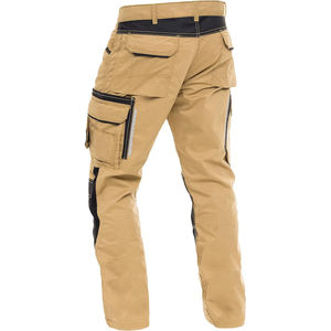 <b>Men's</b> Workwear Cargo Tactical <b>Pants</b> Canvas Material Multiple Pockets Breathable High Waist Straight Fit Autumn Wear - Product Image 3