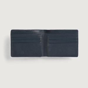 Affordable Custom Men's Genuine Leather Slim <b>Wallets</b> Fold Closure RFID Blocking Minimalist Design Luxury <b>Wallets</b> - Product Image 2