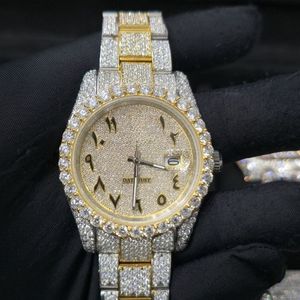 Luxury Diamond Hip Hop Automatic Movement Luxury <b>Watches</b> VVS1 Bussdown Moissanite <b>Watch</b> <b>Iced</b> <b>Out</b> for Men with Box - Product Image 6
