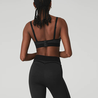 Ensemble de sport sans couture pour femme 2026 avec logo personnalisé : Soutien-gorge de sport et leggings froncés pour le yoga et l'entraînement