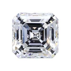 Diamants de laboratoire taille Asscher HPHT CVD Couleurs D E F Pureté VVS VS 3EX Certifiés IGI avec certificat Perçés au laser 0,5-2,5 carats - Product Image 1