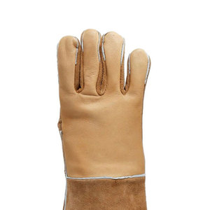 High Quality Leather Made Welding <b>Gloves</b> Pakistan Made Wholesale Welding <b>Gloves</b> Heat Resistant Welding <b>Gloves</b> - Product Image 3